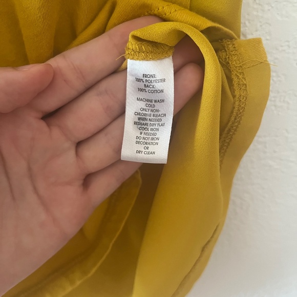 Loft Yellow Sleeveless Blouse - Picture 5 of 5